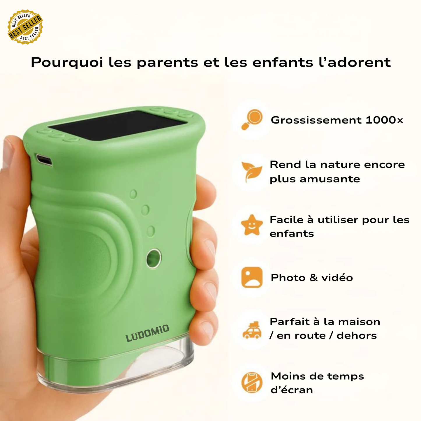 Microscope Petit Explorateur 1000×